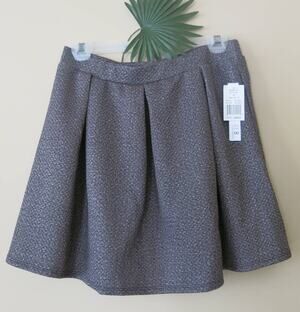 JOE B Joe Benbasset *NWT* Mini Skirt Size L Women's Skater Brown Flirty Party